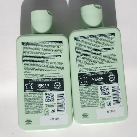 Garnier Fructis Hair Filler + Ceramide Sulfate-Free Serum Colour Repair x2 - Picture 2 of 2